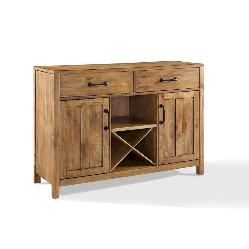 Credenza Crosley Roots con finitura naturale - 52  W x 18  P x 36  A