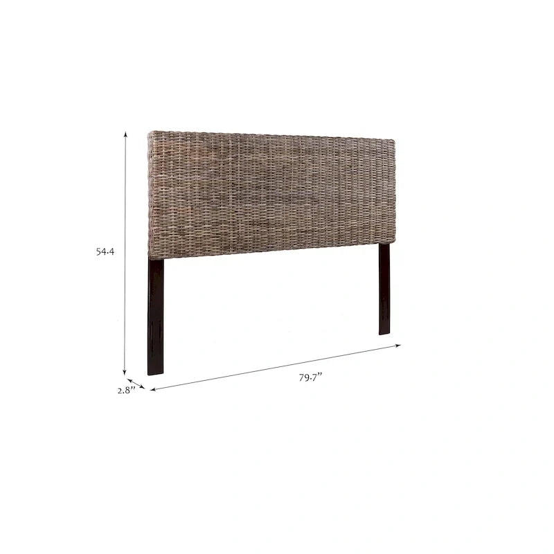 Verstellbares Kopfteil aus Rattan im Archdale-Stil