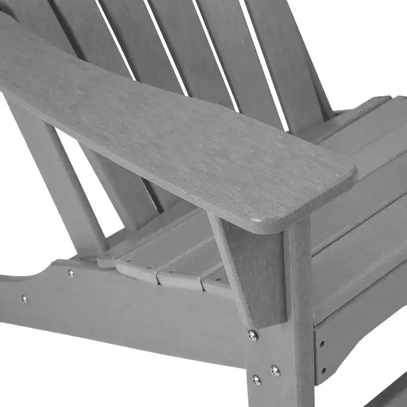 Set di 4 sedie Adirondack in resina plastica - EDYO LIVING