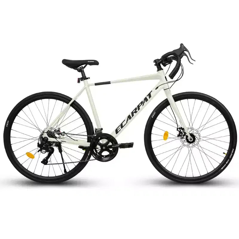 Whisen racefiets, lichtgewicht aluminium frame, schijfremmen, 16 versnellingen, snelle acceleratie, geschikt voor mannen en vrouwen