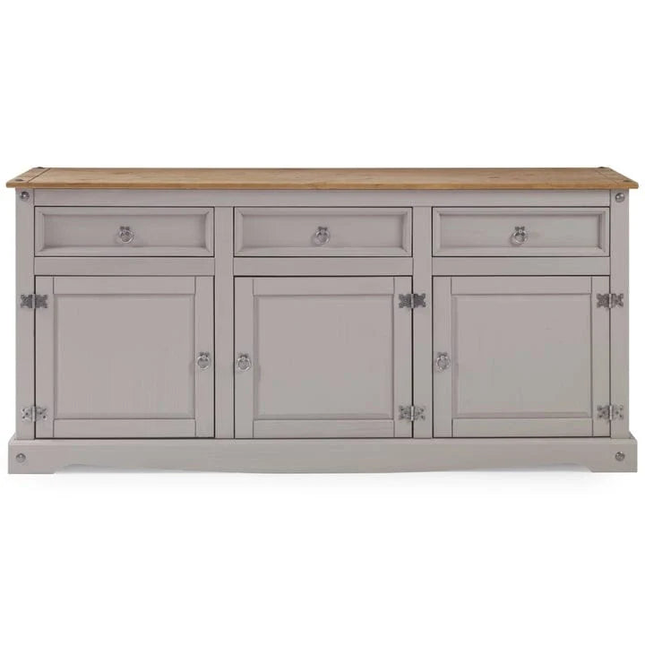 Credenza buffet in legno da 65, stile rustico - collezione Corona