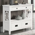Consoletafel met 4 lades en opbergplank