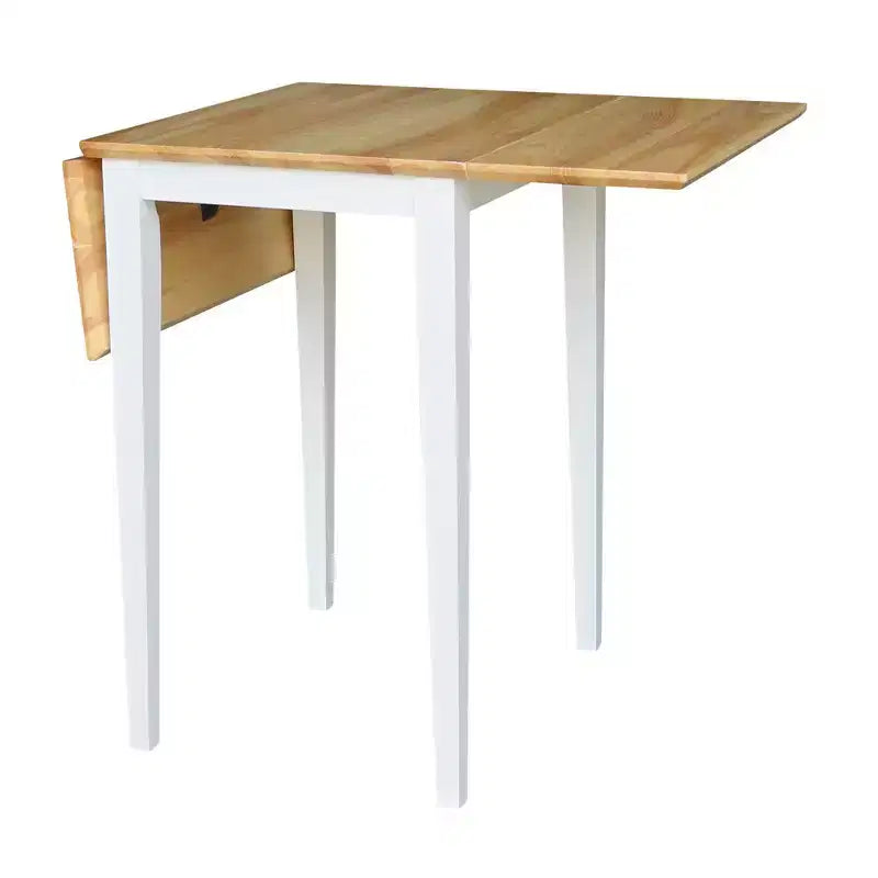 Espressobrauner Esstisch mit Klappplatten, für 4 Personen
