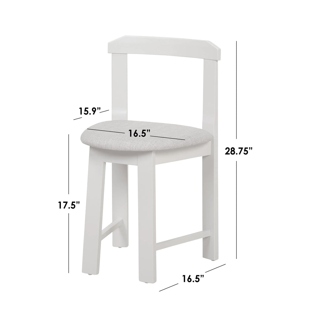 Ensemble de salle à manger compact rond Harrisburg Tobey, 5 pièces