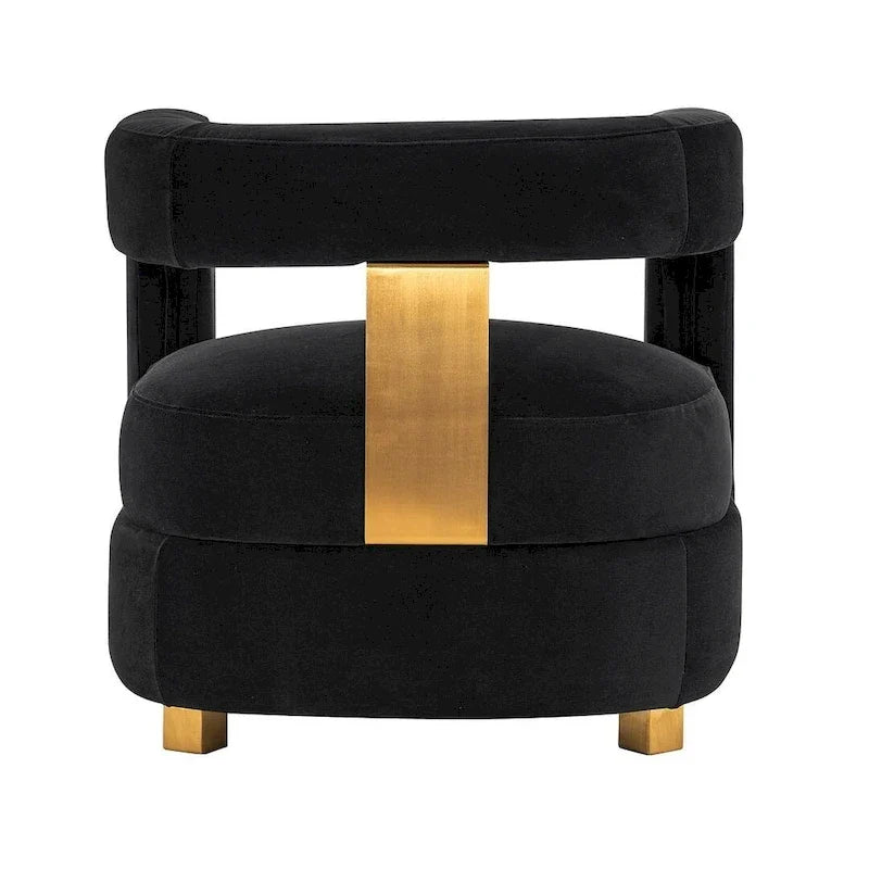 Manhattan Comfort Modern Amirah Velvet Accent Chair Set of 2