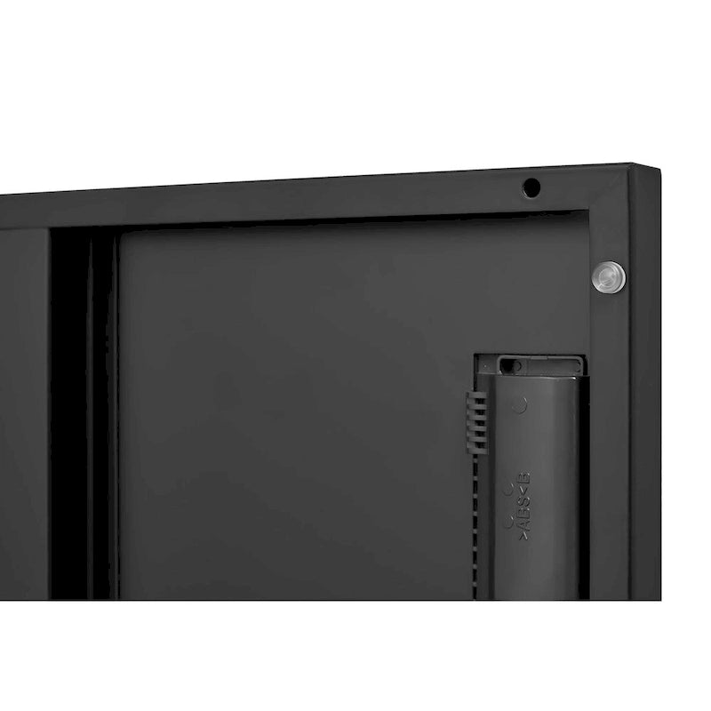 Casier de rangement pour employés à 6 portes, casiers métalliques pour bureau, salle de sport, école et domicile, avec porte-carte (noir)