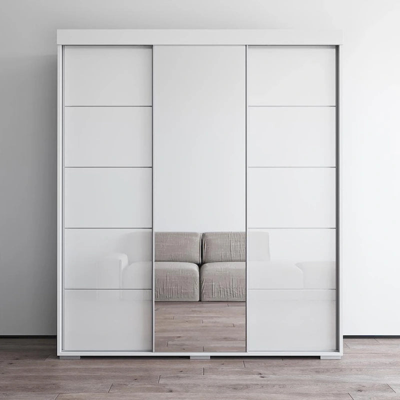 Armadio Aria moderno a 3 ante con specchio