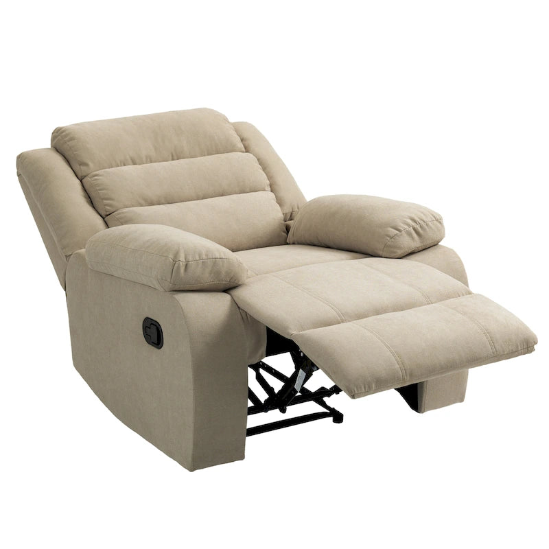Set van 2 klassieke en traditionele handmatige relaxfauteuils