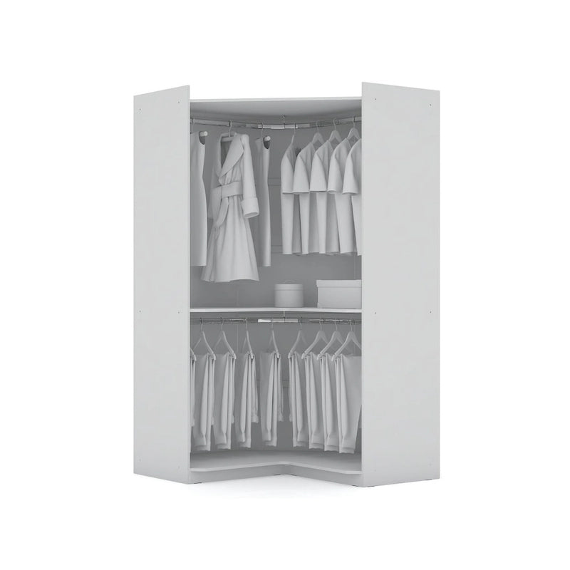 Mulberry 2.0 halfopen, moderne hoekkastset met 3 delen en 4 laden, set van 3