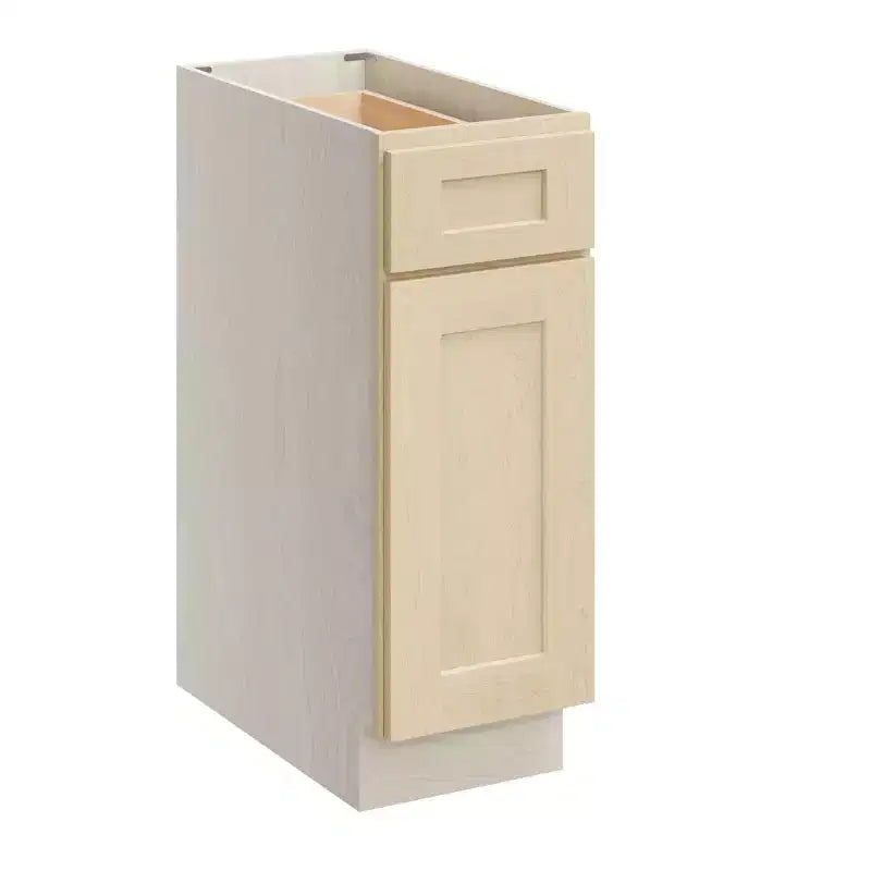 Meuble bas de cuisine CASAINC de 12 po W x 34.5 po H x 24 po P avec 1 tiroir à fermeture amortie, cadre en contreplaqué, façade à recouvrement intégral