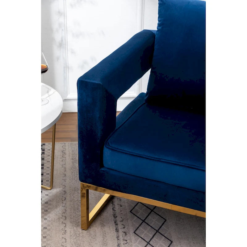 Fauteuil d’appoint contemporain rembourré Lenola de Roundhill Furniture
