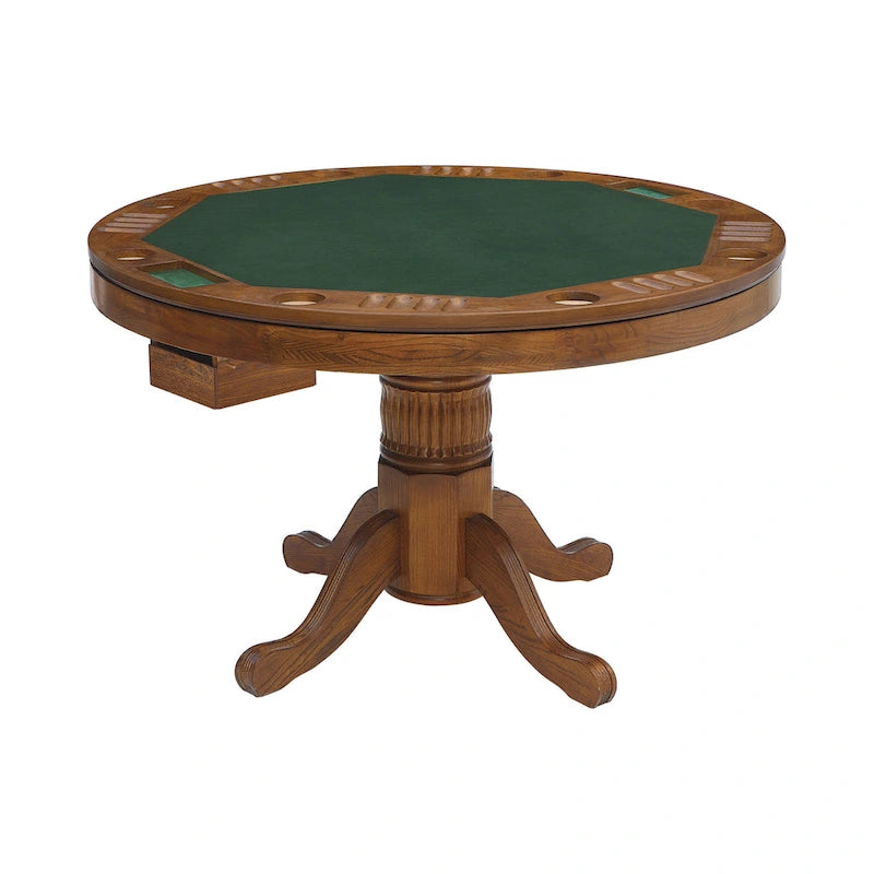 Tavolo da gioco color ambra Ghilardi con portabicchieri