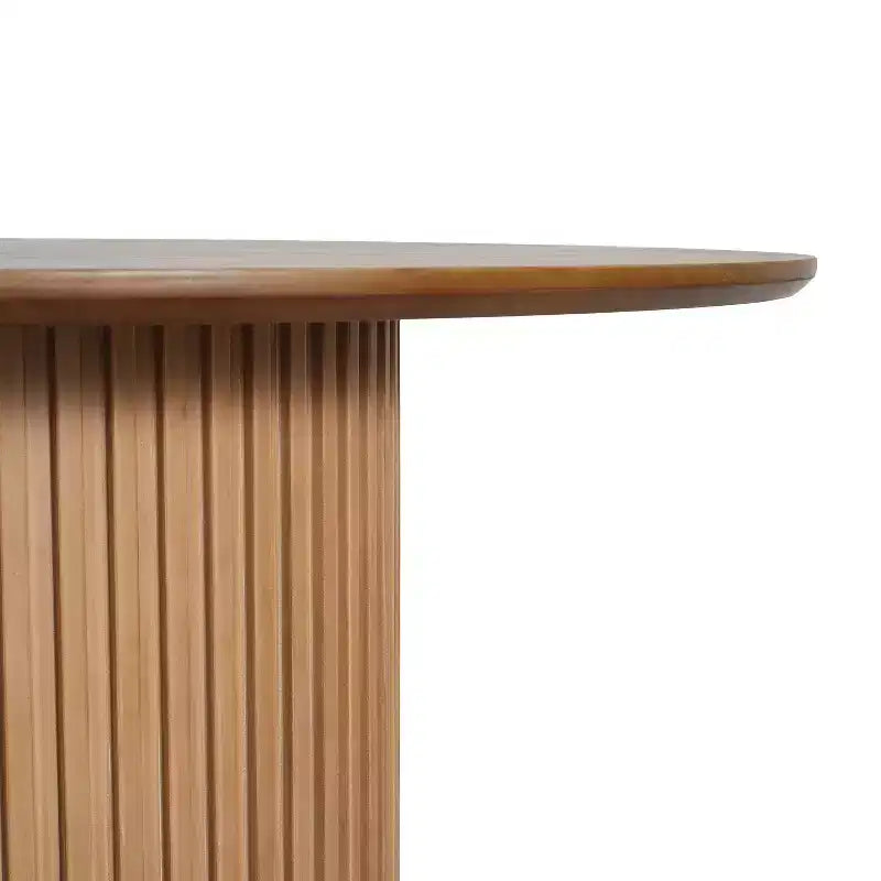 Ensemble de salle à manger moderne rond Christopher Knight Home Shankar de 5 pièces avec chaises rembourrées en bois d’hévéa