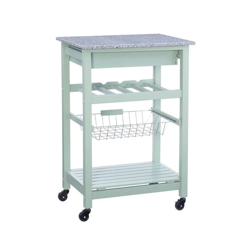 Desserte de cuisine compacte mobile Jake