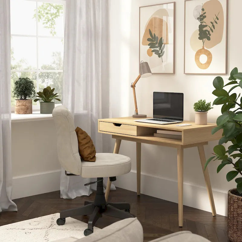 Scrivania per computer e scrittura Bush Furniture Nora 40W con contenitore