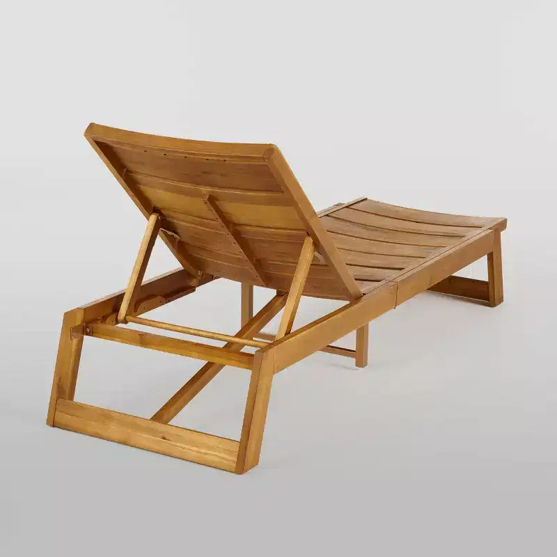 Mahalo set van 2 ligstoelen van acaciahout - Christopher Knight Home
