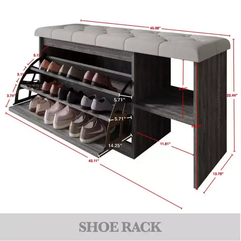 ChaletPosh Schuhbank mit Stauraum