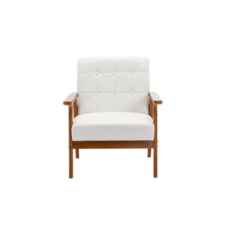 Set van 2 accentstoelen met bijzettafel, fauteuils voor woonkamer, slaapkamer of kantoor - 30.71H*25.39W *27.95D