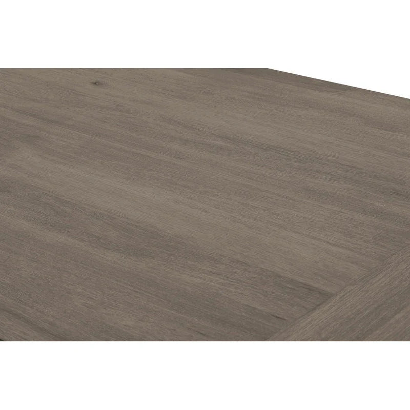 Best Quality Furniture 9-delige rustieke uitschuifbare grijze eethoek