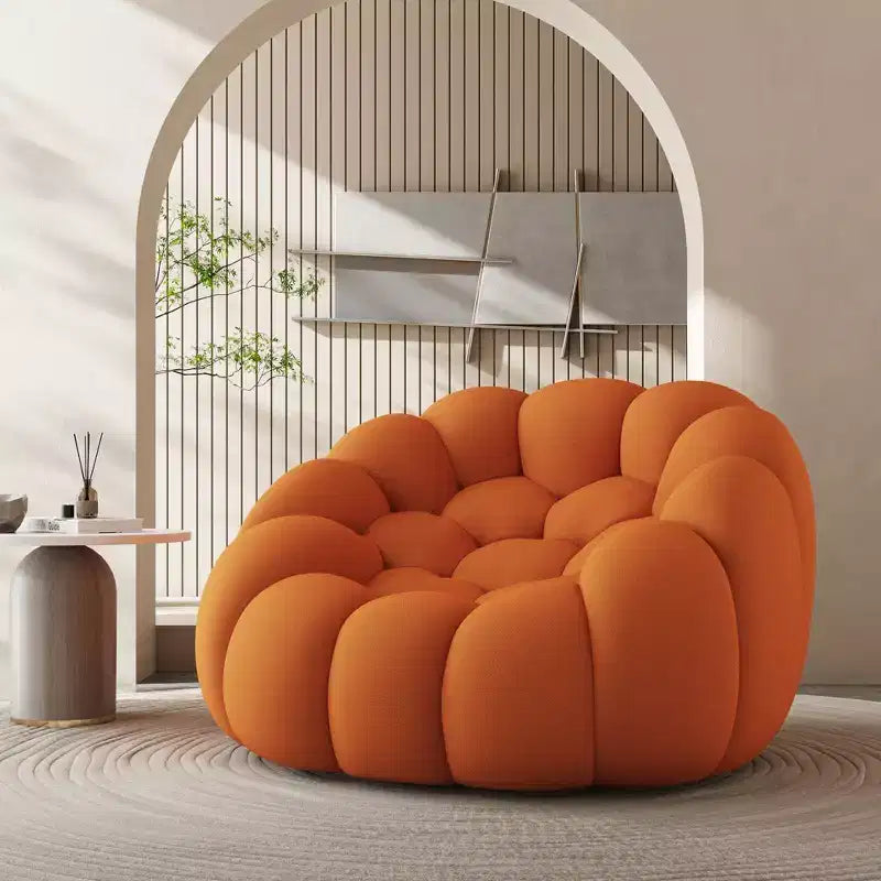 Modernes 2-Sitzer-Bubble-Sofa, gepolstert, mit 3D-Textilgewebe für das Wohnzimmer