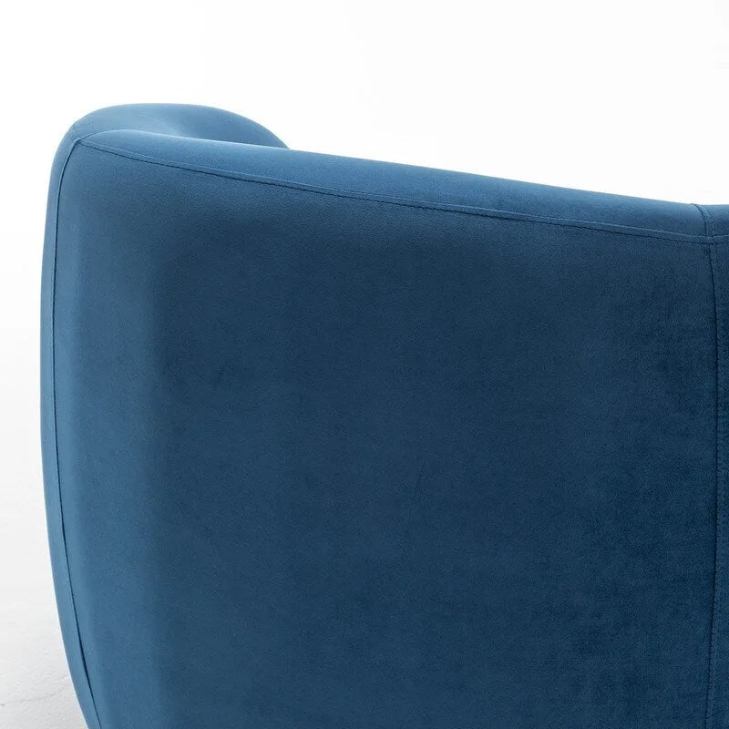 Moderne draaibare fauteuil met kuipvormige zitting