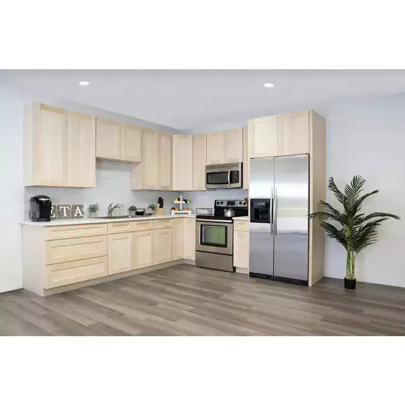 Meuble bas de cuisine CASAINC de 12 po W x 34.5 po H x 24 po P avec 1 tiroir à fermeture amortie, cadre en contreplaqué, façade à recouvrement intégral