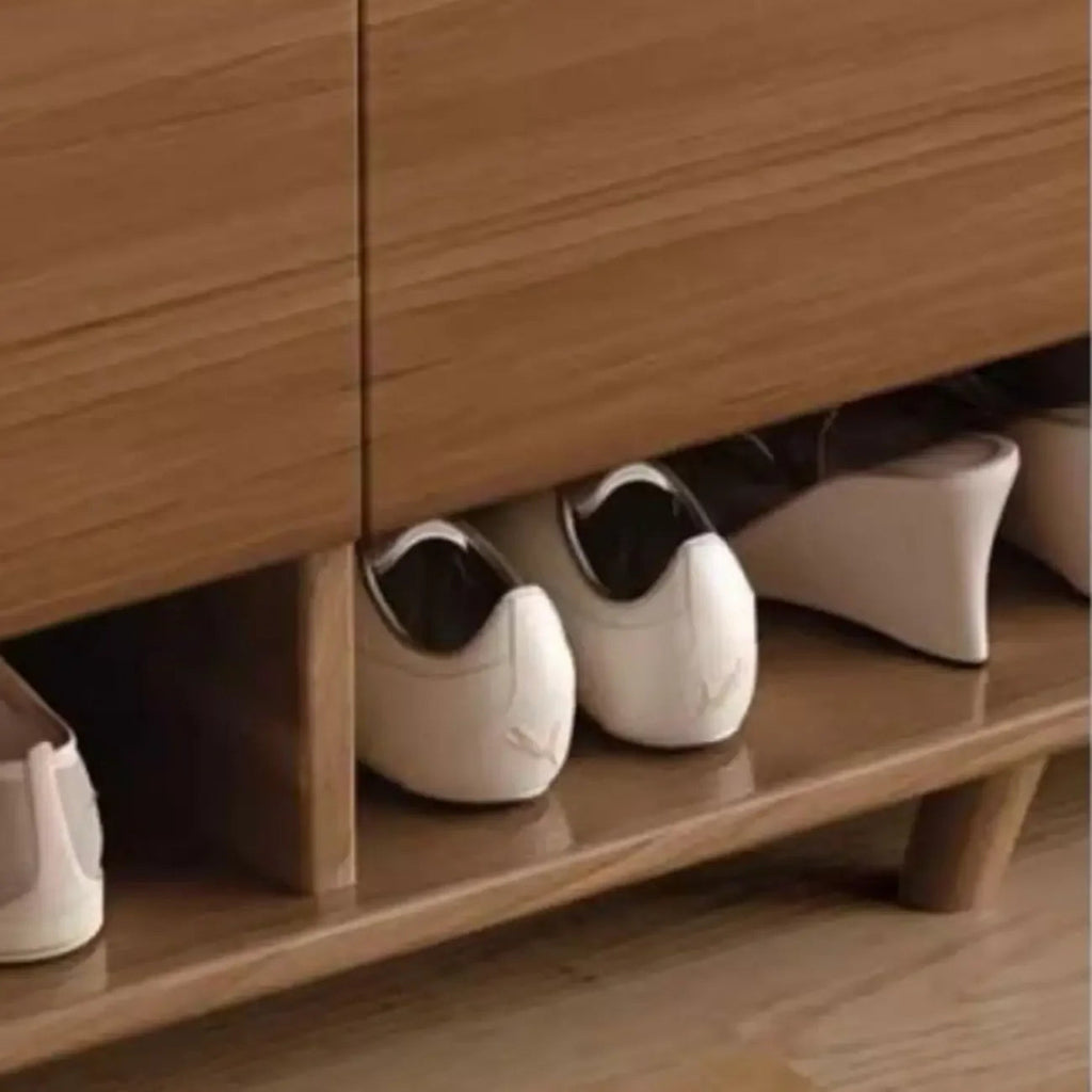Meuble à chaussures moyen en bois moderne pour entrée
