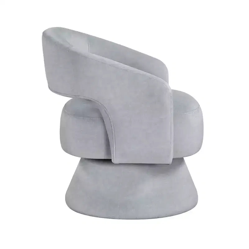 GDFStudio Hudson moderne luxe draaifauteuil met fluwelen bekleding