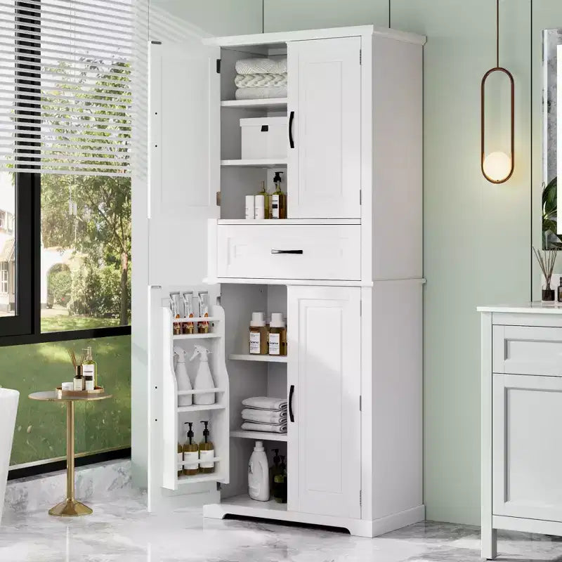 Moderner Badezimmerschrank Ashbur von Christopher Knight Home mit Schublade und verstellbarem Einlegeboden