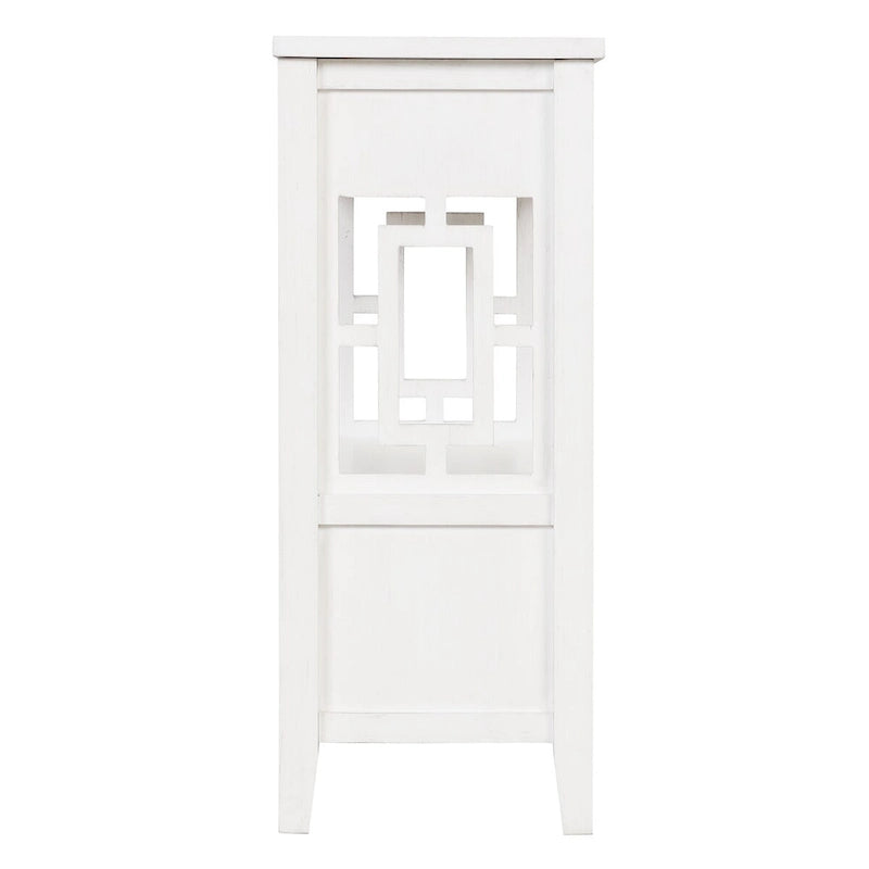 Consoletafel met 4 lades en opbergplank