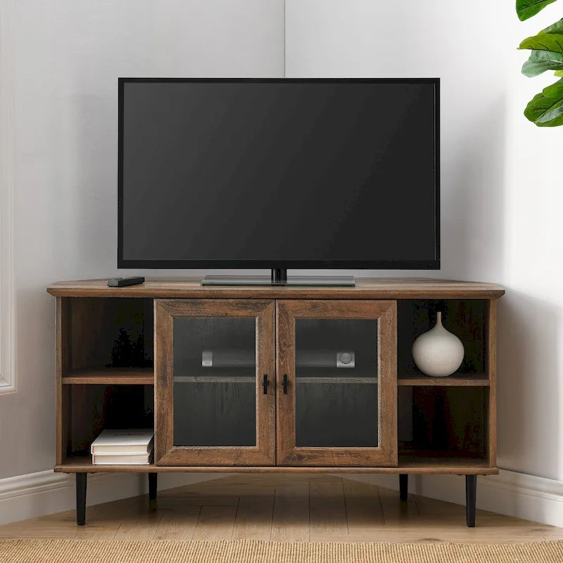 Middlebrook Eck-TV-Ständer mit Glastür, 48 Zoll