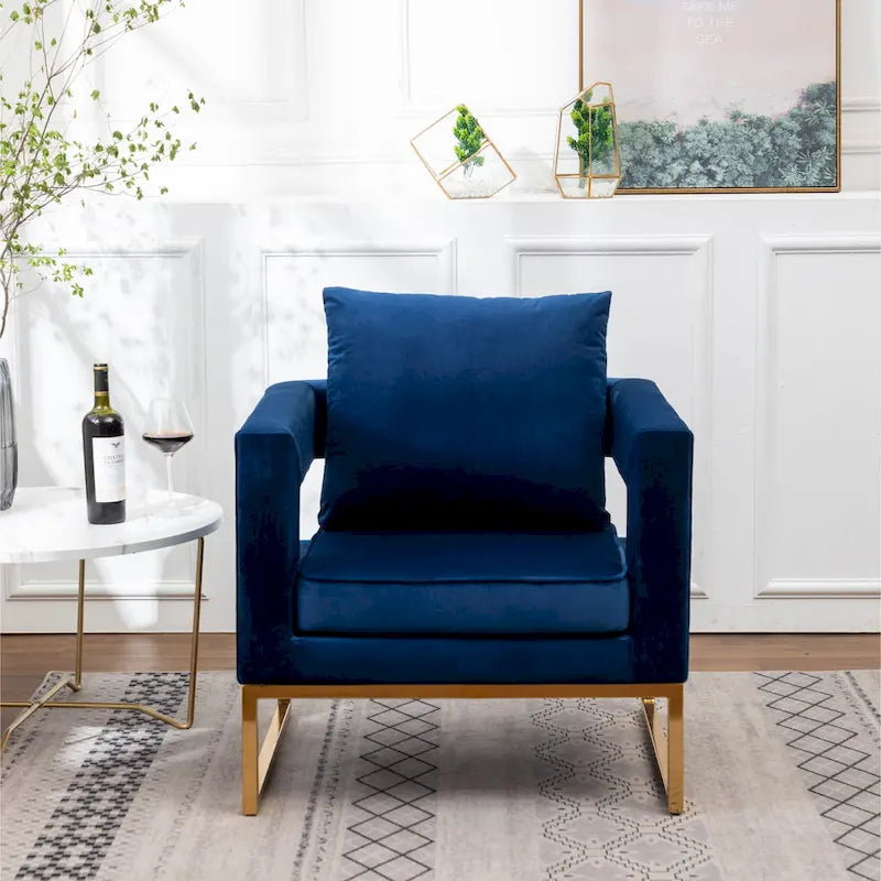 Fauteuil d’appoint contemporain rembourré Lenola de Roundhill Furniture