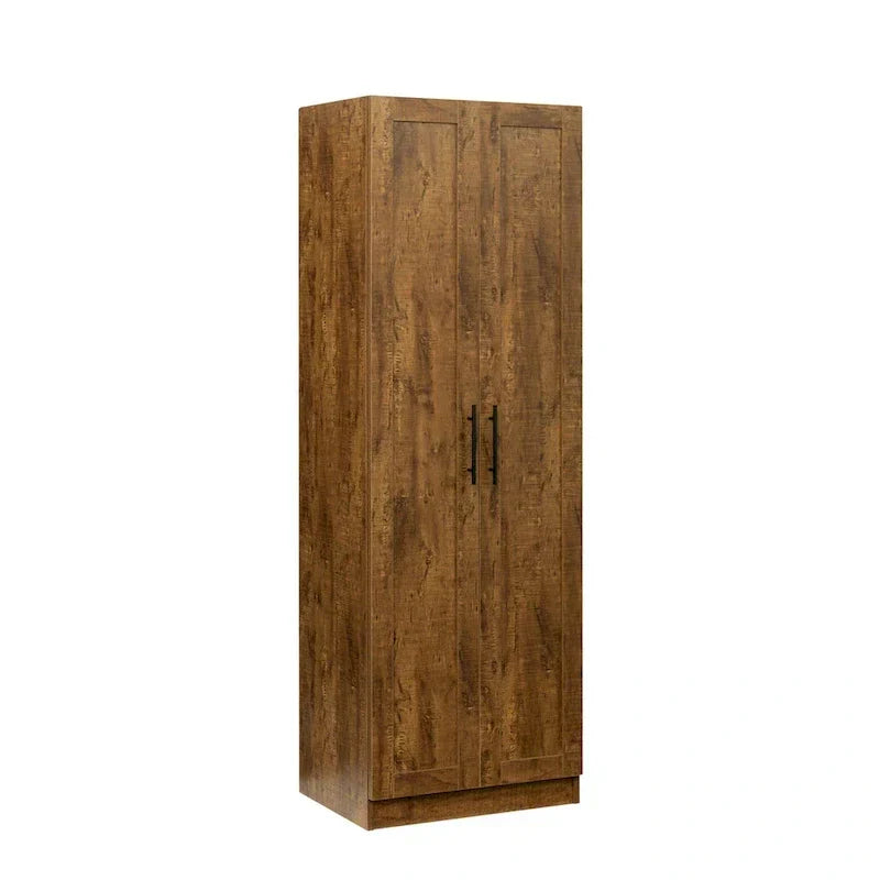 Hoher Kleiderschrank mit 3 Einlegeböden