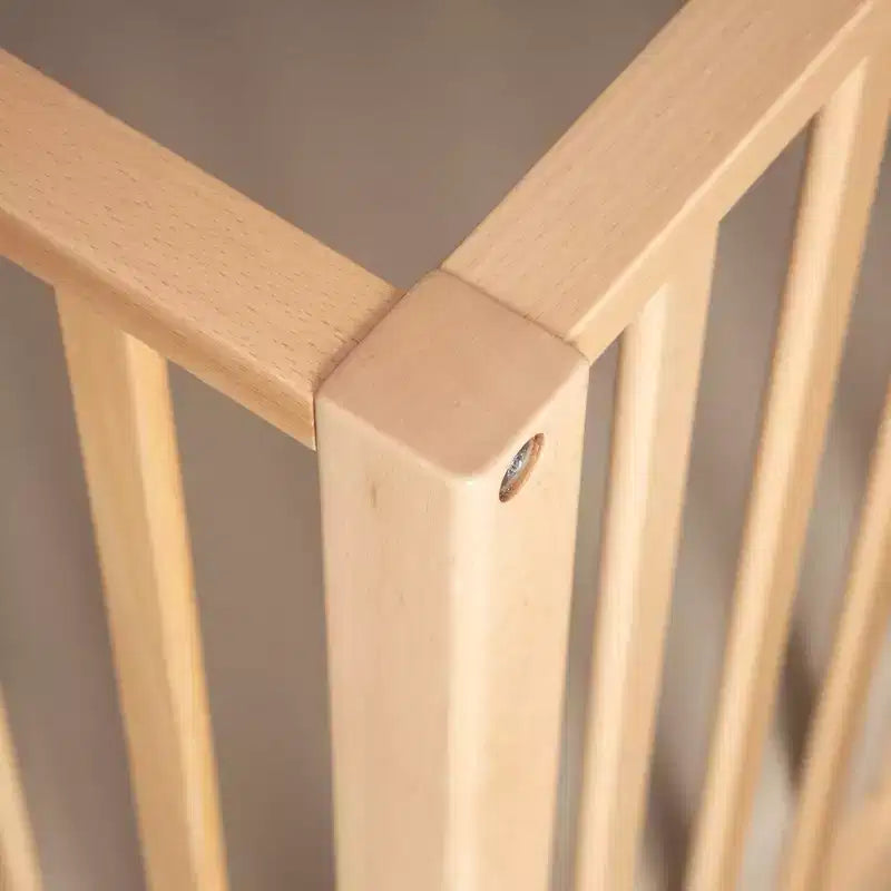 3-in-1-Umbaubett, massives Buchenholz, GREENGUARD Gold-zertifiziert, hergestellt in Italien