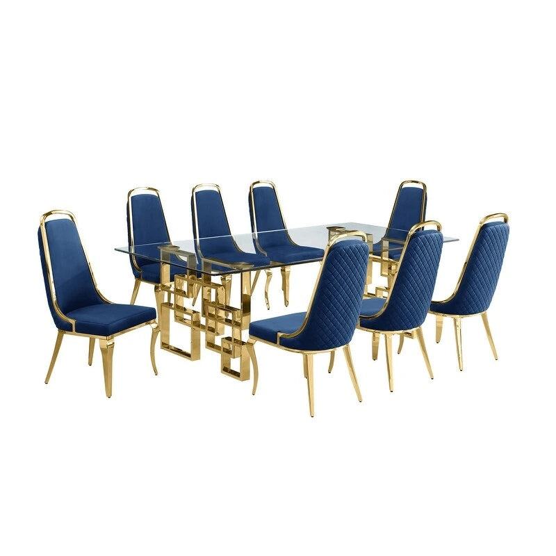 Ensembles de salle à manger avec grande table en verre de Best Quality Furniture