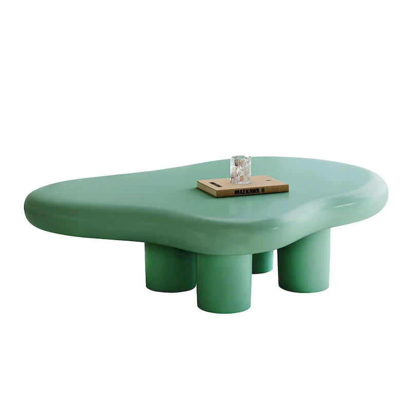 48.5 moderner Couchtisch in Wolkenform mit 4 Beinen