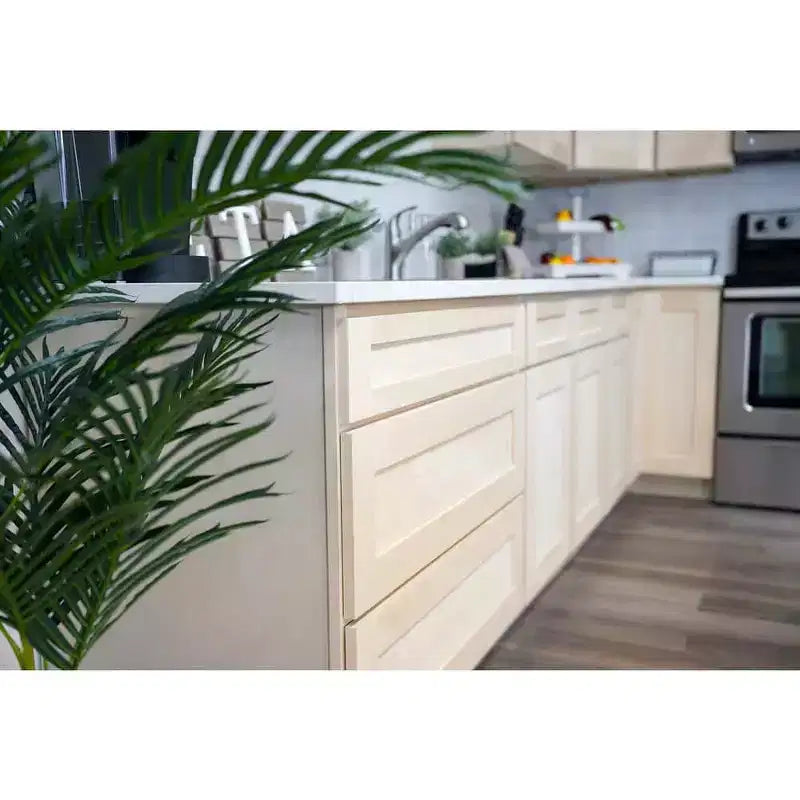 Meuble bas de cuisine CASAINC de 12 po W x 34.5 po H x 24 po P avec 1 tiroir à fermeture amortie, cadre en contreplaqué, façade à recouvrement intégral