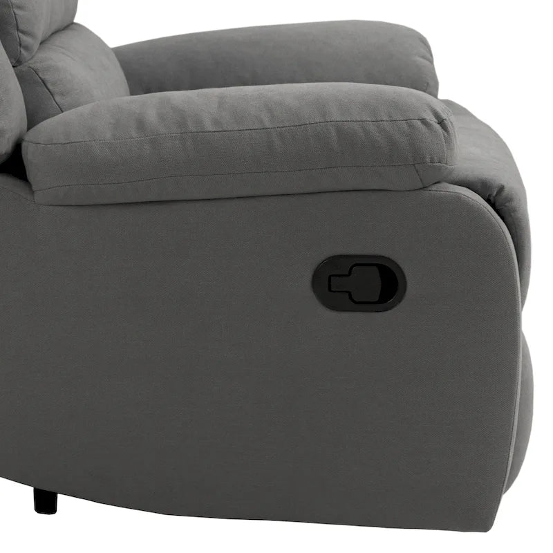 Set van 2 klassieke en traditionele handmatige relaxfauteuils