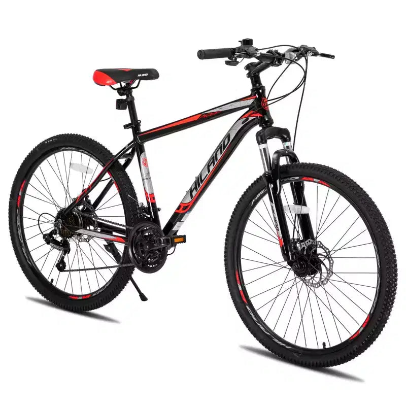 HILAND 26 mountainbike voor heren en dames, wiel met 3/6/meerdere spaken, 18 versnellingen