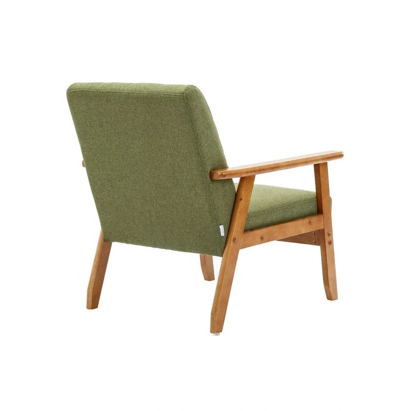 Set van 2 accentstoelen met bijzettafel, fauteuils voor woonkamer, slaapkamer of kantoor - 30.71H*25.39W *27.95D