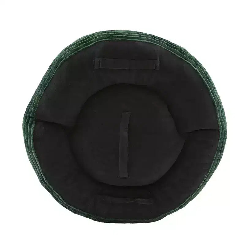 Sitzsacksofa für Erwachsene und Kinder, übergroßer Cord-Sitzsack mit 3 Kissen und Armlehnen für Wohnzimmer und Schlafzimmer - ModernLuxe