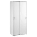 Tvilum, Space kledingkast met 2 schuifdeuren, wit