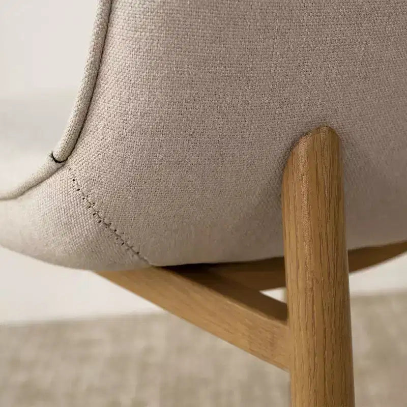 Ensemble de salle à manger rond 5 pièces, table à piètement central de 37 avec plateau effet bois et chaises courbes rembourrées, style moderne-Panipeachy