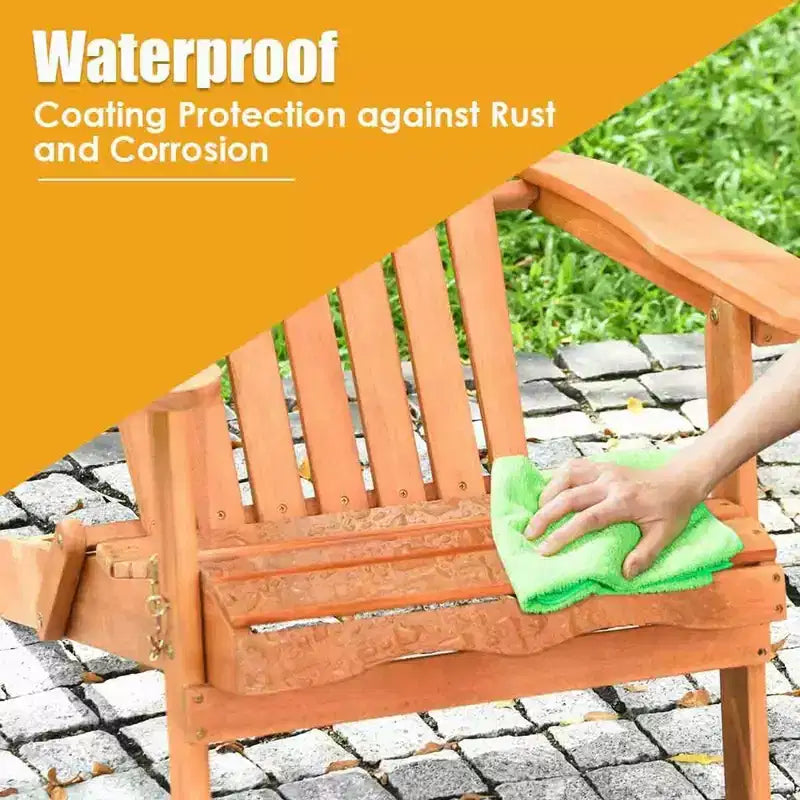 Costway, lot de 4 fauteuils Adirondack pliants en bois d’eucalyptus naturel pour l’extérieur