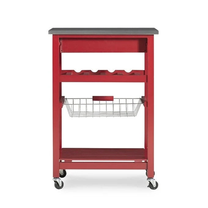 Desserte de cuisine compacte mobile Jake