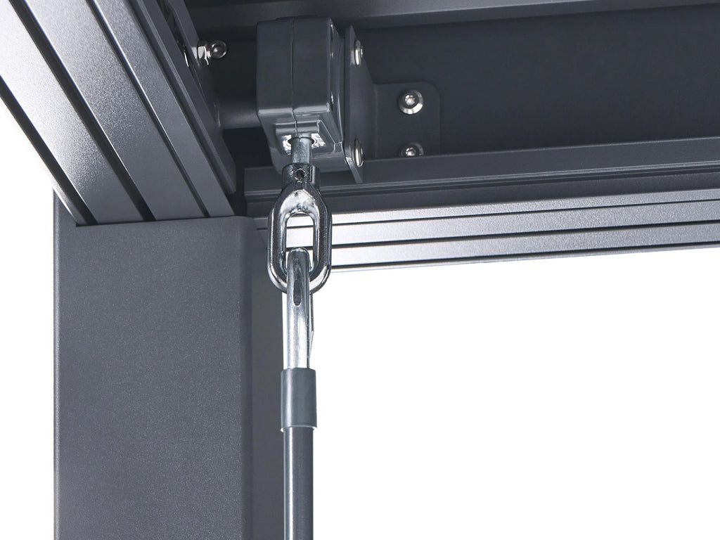 Gazebo en métal 296 cm 296 cm noir