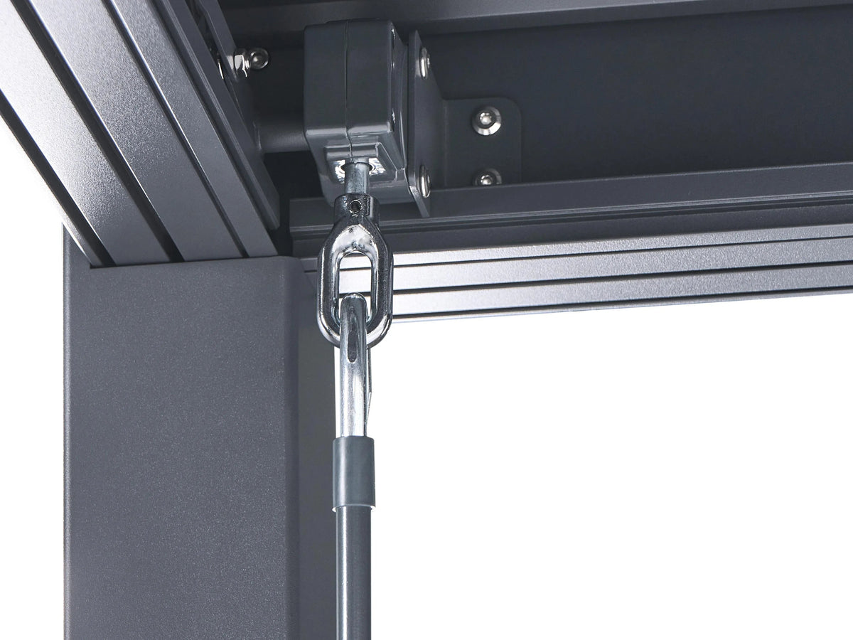 Gazebo en métal 296 cm 296 cm noir