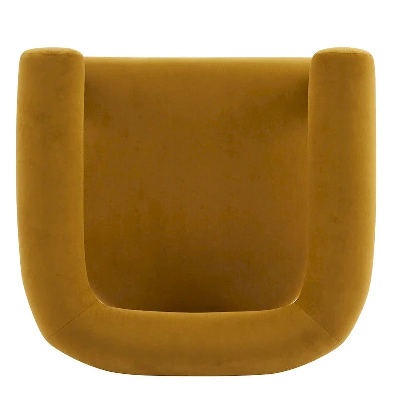 Poltrona d'accento moderna imbottita Gilbert con braccioli arrotondati di Christopher Knight Home