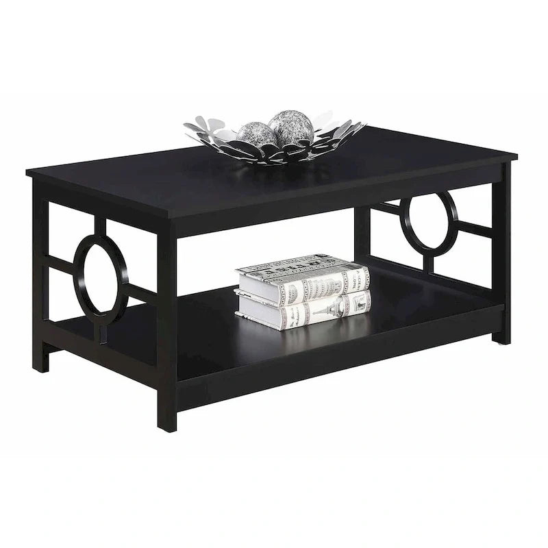 Ring salontafel met plank