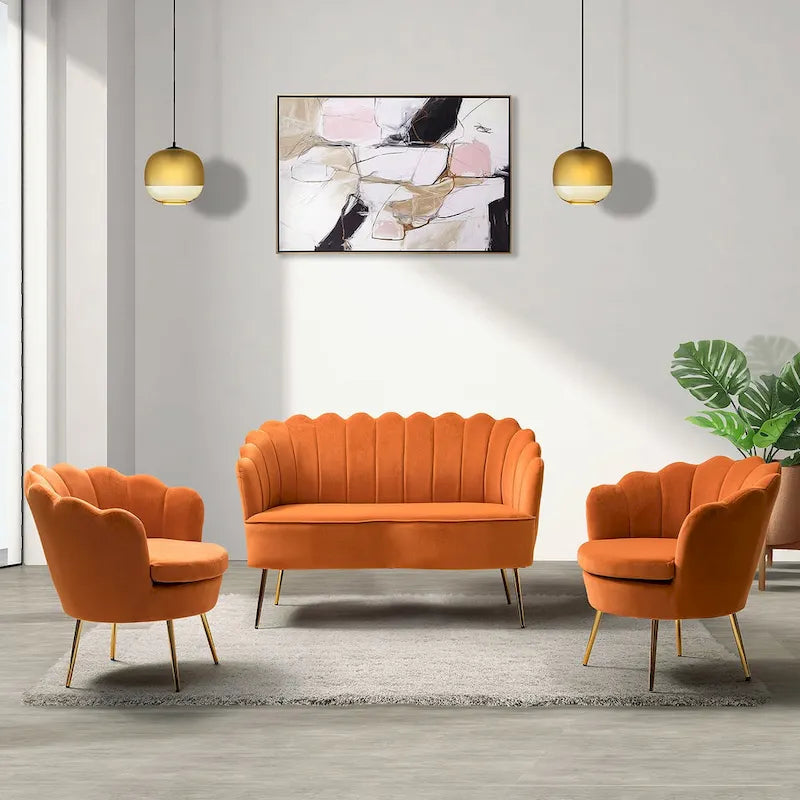 Ensemble de salon Xabier 52 in. 3 pièces de HULALA HOME